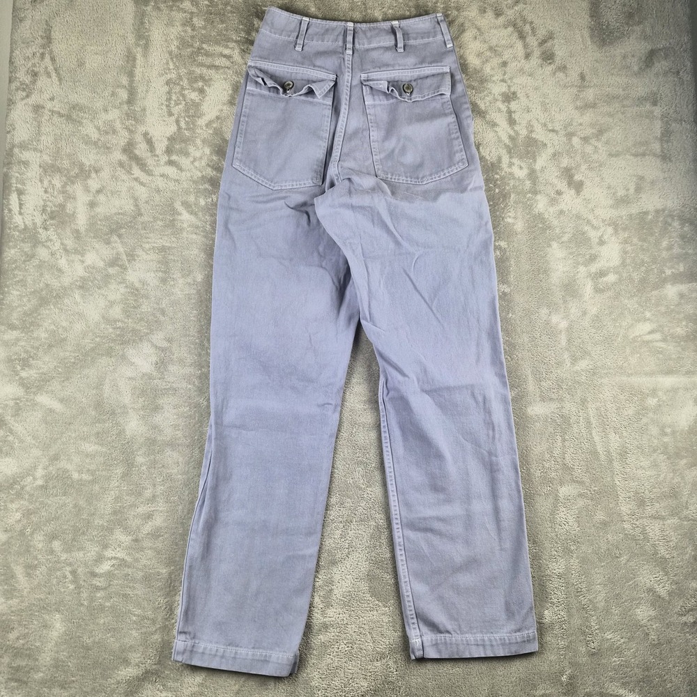 John Galt Brandy Melville Carpenter Pants Womens Blue Grey Denim Utility Y2K - Picture 12 of 13